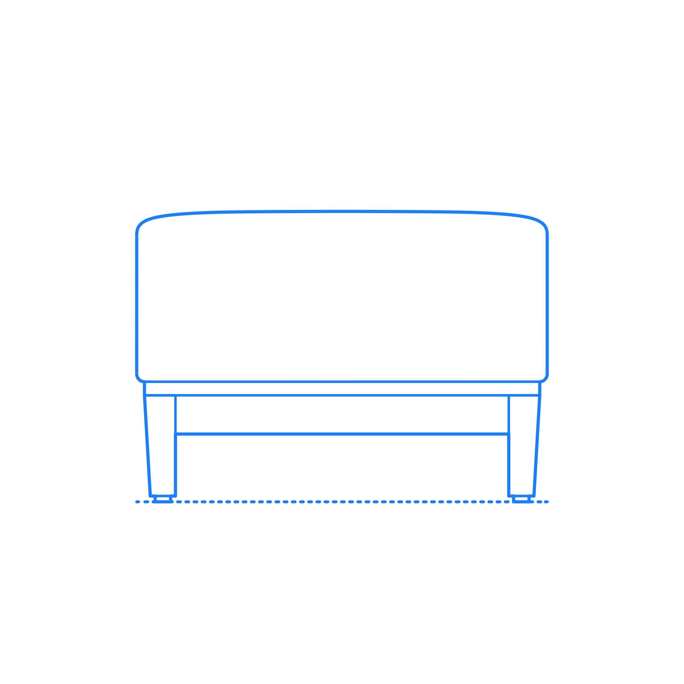 Furniture Benches Brava Platform Bench 1 Seat Outline Svg Vector Free Vectors